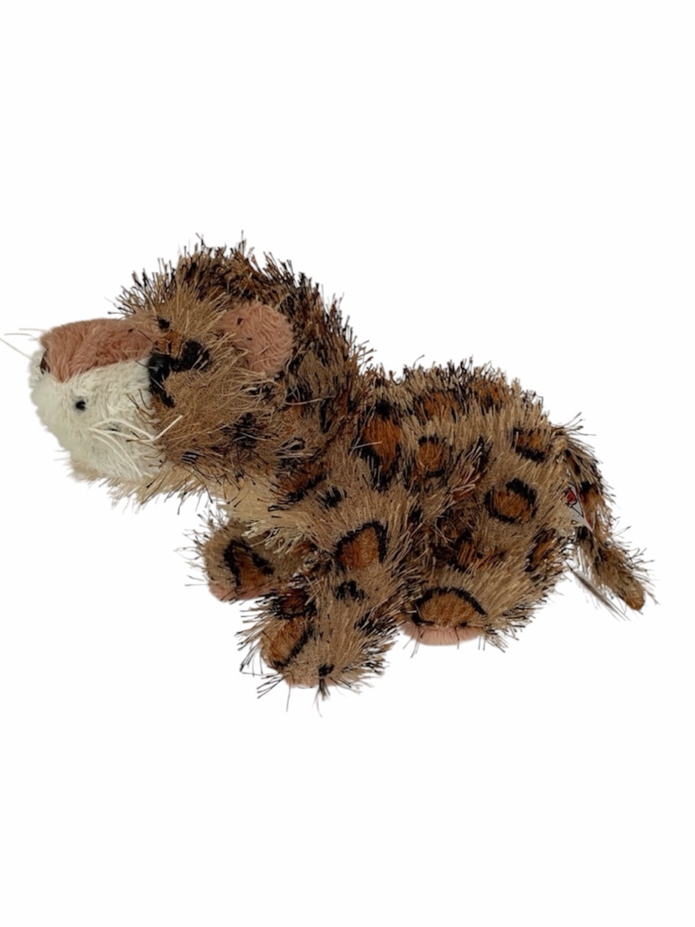 GANZ Lil 'Kinz Leopard Stuffed Animal Webkinz Plush Toy Brown Black Boys Girls